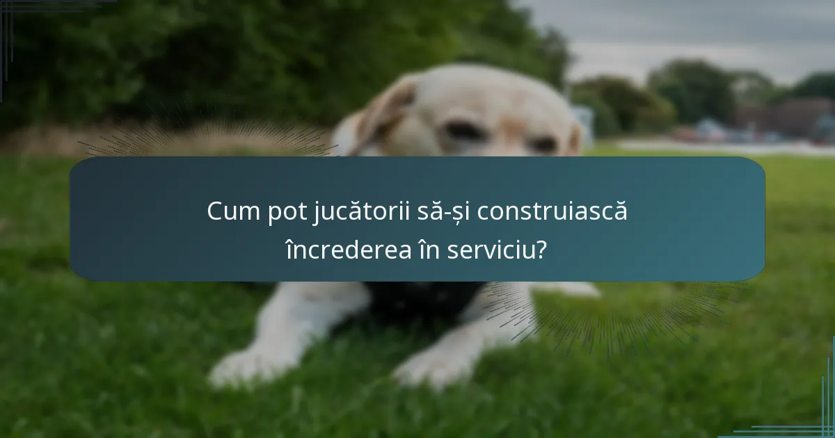 Cum pot jucătorii să-și construiască încrederea în serviciu?